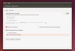 Ubuntu locally integrated menus