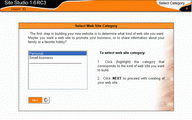 Web Site Builder Screen Shot